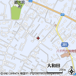 千葉県八千代市大和田119-7周辺の地図