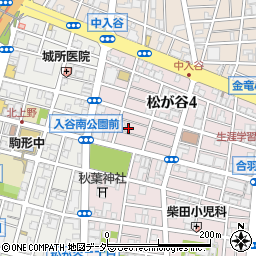 東京都台東区松が谷4丁目10-2周辺の地図