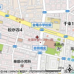 東京都台東区松が谷4丁目24-11周辺の地図