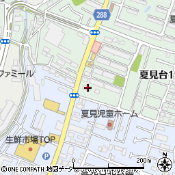 千葉県船橋市夏見台1丁目1周辺の地図