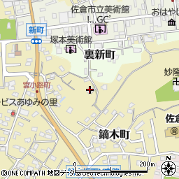 千葉県佐倉市鏑木町94-2周辺の地図