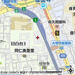 東京都文京区目白台3丁目29-20周辺の地図