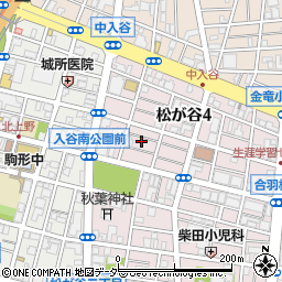 東京都台東区松が谷4丁目10-6周辺の地図