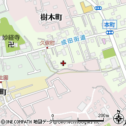 千葉県佐倉市本町90周辺の地図