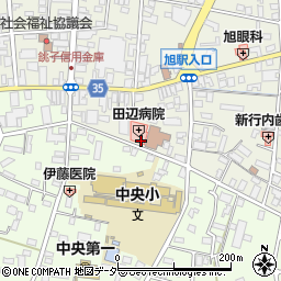 田辺病院周辺の地図