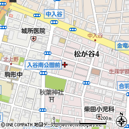上田荘周辺の地図