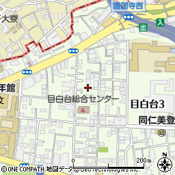東京都文京区目白台3丁目18周辺の地図