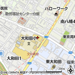 ダイエー市川大和田店・イオンフードスタイル周辺の地図