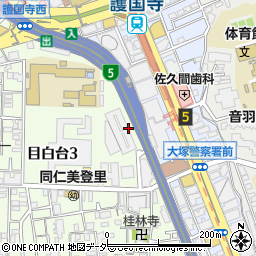 東京都文京区目白台3丁目29周辺の地図