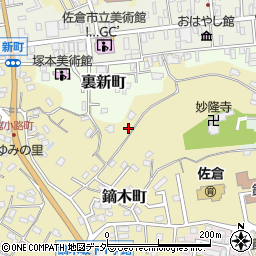 千葉県佐倉市鏑木町127周辺の地図