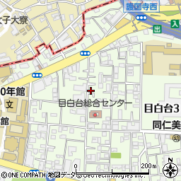 東京都文京区目白台3丁目18-12周辺の地図