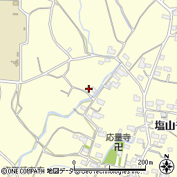 山梨県甲州市塩山千野2452周辺の地図