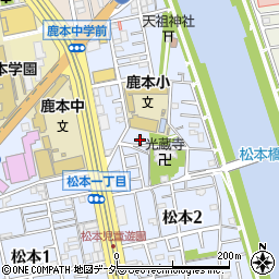東京都江戸川区松本2丁目35-27周辺の地図