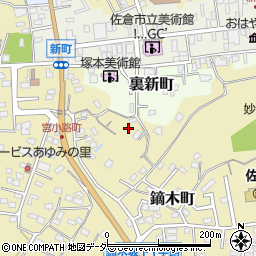 千葉県佐倉市鏑木町97周辺の地図