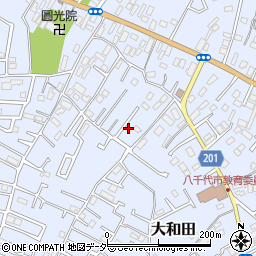 千葉県八千代市大和田119-10周辺の地図
