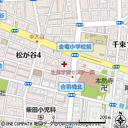 東京都台東区松が谷4丁目24-8周辺の地図