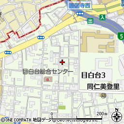 東京都文京区目白台3丁目21-5周辺の地図