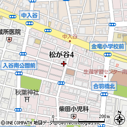 東京都台東区松が谷4丁目19-8周辺の地図