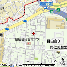 東京都文京区目白台3丁目18-27周辺の地図