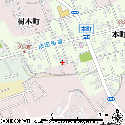 千葉県佐倉市本町86-1周辺の地図