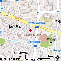 東京都台東区松が谷4丁目24-6周辺の地図