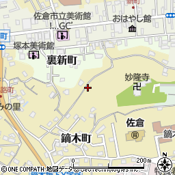 千葉県佐倉市鏑木町130周辺の地図