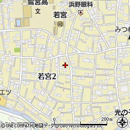 東京都中野区若宮2丁目29周辺の地図