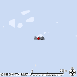 海鹿島周辺の地図