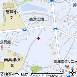 千葉県八千代市高津周辺の地図