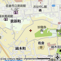 千葉県佐倉市鏑木町134周辺の地図