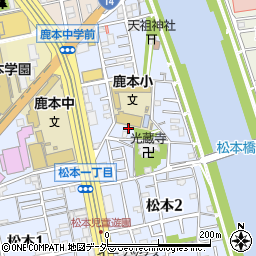 東京都江戸川区松本2丁目35-26周辺の地図
