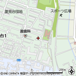 千葉県船橋市夏見台1丁目12-62周辺の地図