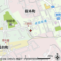 千葉県佐倉市本町91-6周辺の地図