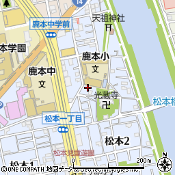 東京都江戸川区松本2丁目35-2周辺の地図