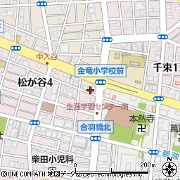 東京都台東区松が谷4丁目25-10周辺の地図