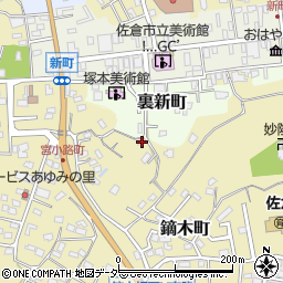 千葉県佐倉市鏑木町96周辺の地図