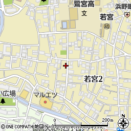 東京都中野区若宮2丁目46-11周辺の地図