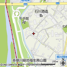 東京都福生市熊川47周辺の地図