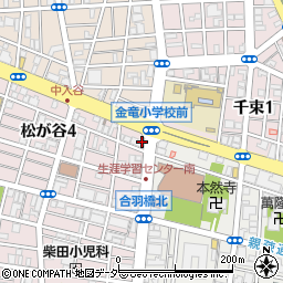 東京都台東区松が谷4丁目25-9周辺の地図