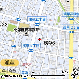 尾崎商店周辺の地図