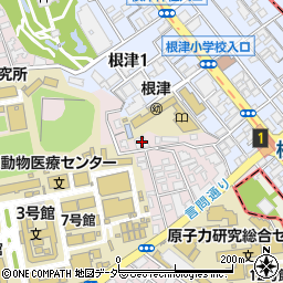 東京都文京区弥生2丁目20-12周辺の地図