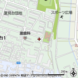 千葉県船橋市夏見台1丁目12-56周辺の地図