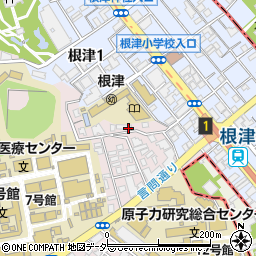 東京都文京区弥生2丁目20周辺の地図