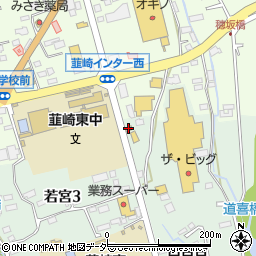 モスバーガー韮崎東店周辺の地図