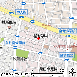 東京都台東区松が谷4丁目19-5周辺の地図