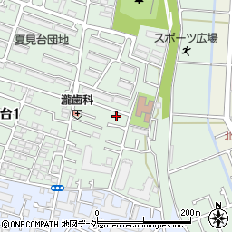 千葉県船橋市夏見台1丁目12-55周辺の地図