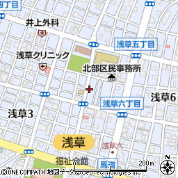 産経新聞台東区浅草サービスセンター周辺の地図