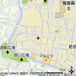 東京都中野区若宮2丁目53-8周辺の地図