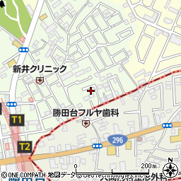 千葉県八千代市勝田台北3丁目23-4周辺の地図