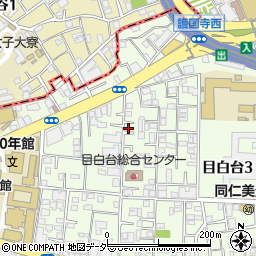 東京都文京区目白台3丁目18-13周辺の地図